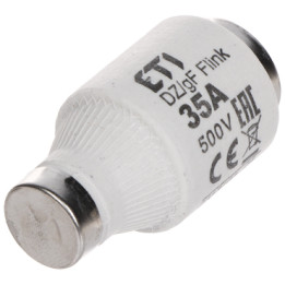 ПРЕДОХРАНИТЕЛЬНАЯ ВСТАВКА ETI-D3/35A 35 A 500 В DZ/gF E33 ETI