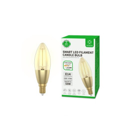WOOX R5141 Intelligent smart bulb Retro WiFi LED 4.9W Filament E14 C37