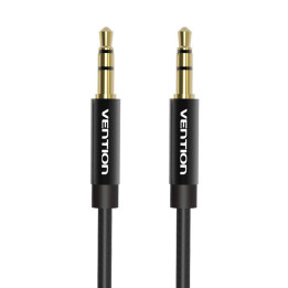 Аудиокабель Mini Jack 3,5 мм Vention BAGBD 0,5 м Черный Металл
