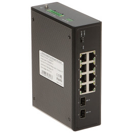 CONMUTADOR POE INDUSTRIAL GTX-PLM1-10-8G2SFP 8 PUERTOS SFP