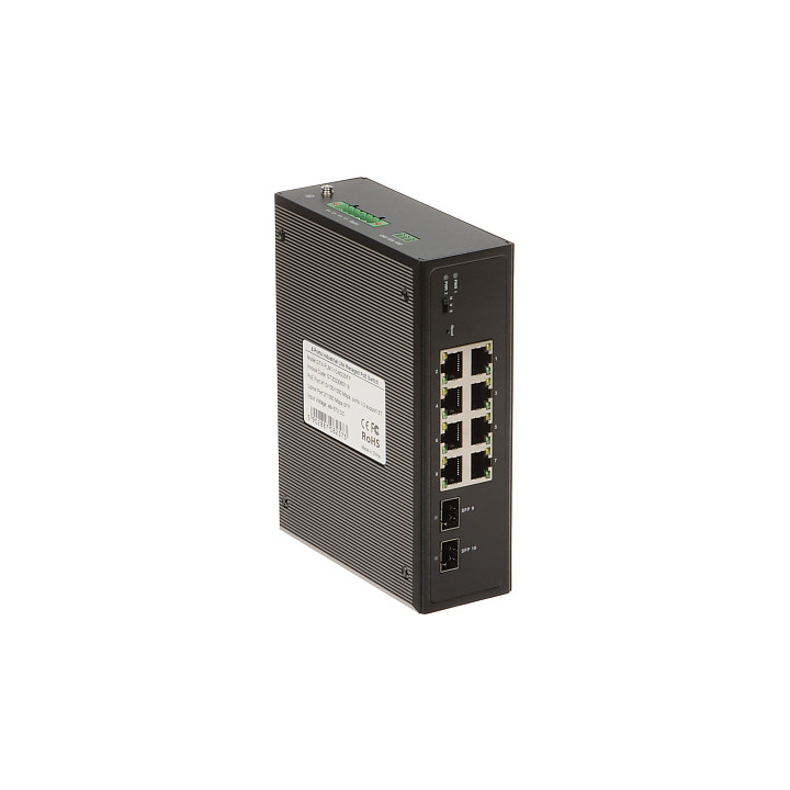 CONMUTADOR POE INDUSTRIAL GTX-PLM1-10-8G2SFP 8 PUERTOS SFP
