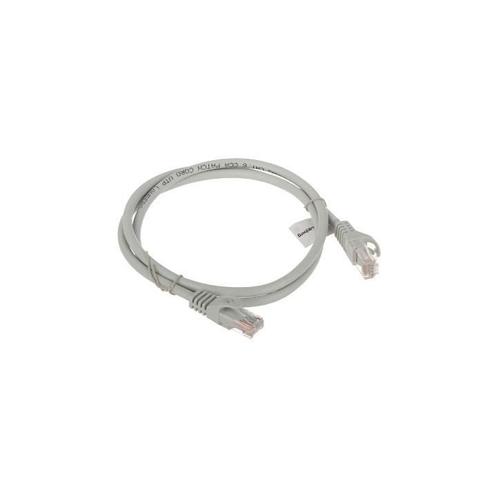 Lanberg RJ45/6/1.0-GREY Cat6 Ethernet Patch Cable 1.0m Grey