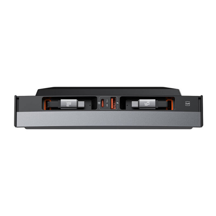 Хаб Baseus T-Space с кабелями USB-C — USB-C для автомобилей Tesla (черный)