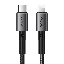 Cable USB-C a Lightning Mcdodo CA-2850, 36W, 1,2m (negro)
