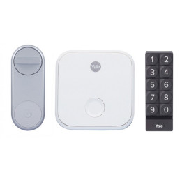 Yale Linus® Smart Lock (Silver) + Bridge + Keyboard