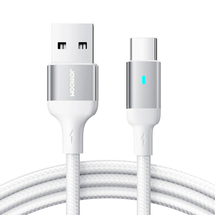 Cable a USB-A/Tipo-C/3A/1,2m Joyroom S-UC027A10 (blanco)