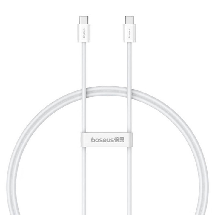 Кабель для быстрой зарядки Baseus Superior 2 100 Вт, 1 м с USB-C на USB-C (белый)
