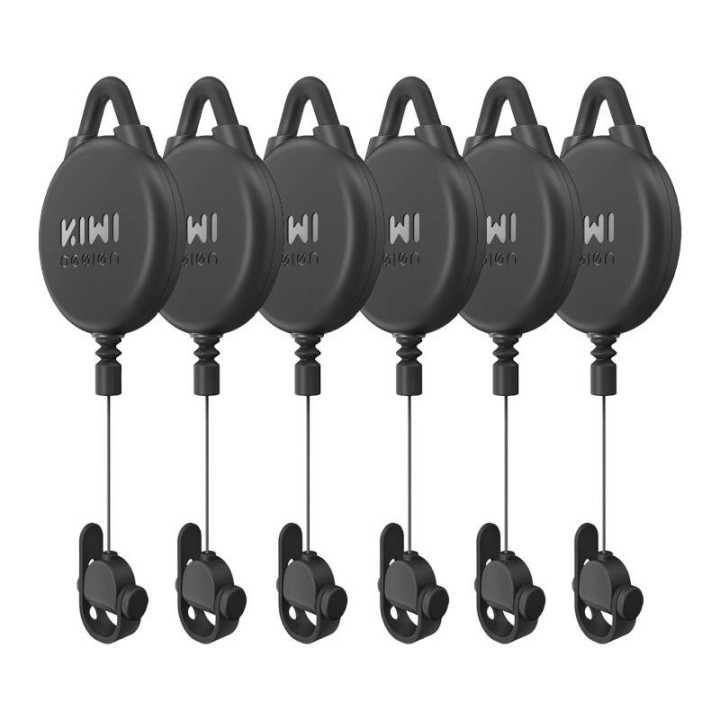 Sistema de poleas de cable VR - 6 piezas Kiwi Design V2-6 para Meta Quest 2 Negro