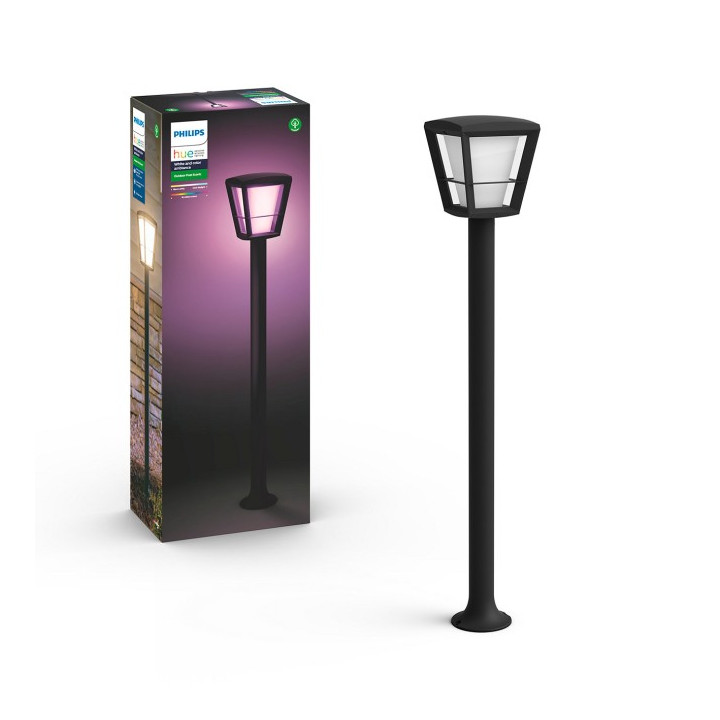 Philips Hue Econic RGBW black pole 1x15W 24V