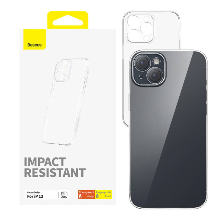 Estuche para teléfono para iP 13 Baseus OS-Lucent Series (transparente)