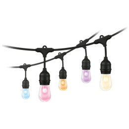 WiZ outoor string,12W,2700-5000 (RGB),IP65 (Adaptor IP44),black
