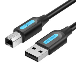 Cable USB 2.0 A a B Vention COQBI 3m (negro)