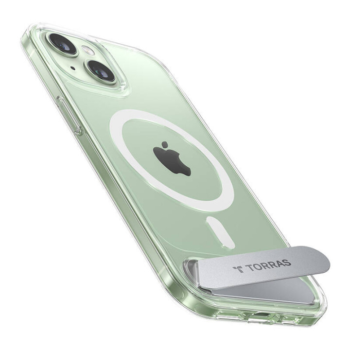 Funda Torras UPRO Pstand para iPhone 15 (transparente