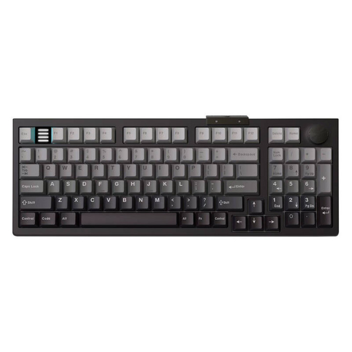 Darmoshark TOP98 kabelgebundene Gaming-Tastatur, optischer Schalter (schwarz)