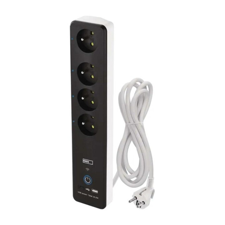 EMOS Extension cable 2 m / 4 sockets