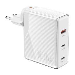 Cargador Essager ECT2CA-ZXB02-Z GaN 100W 2C+A (blanco)