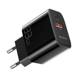 Cargador GaN 33W Mcdodo CH-0921 USB-C, USB-A (negro)