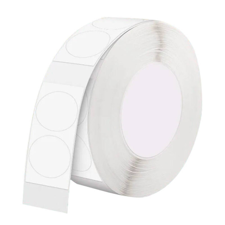 Etiquetas térmicas pegatinas Niimbot T 14x28mm 220 psc (Redondo Blanco)