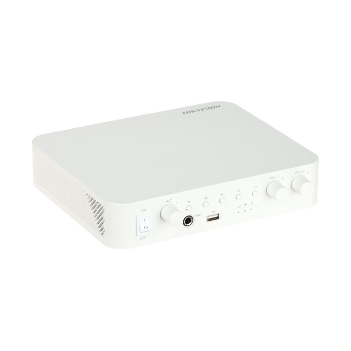2-ЗОННЫЙ УСИЛИТЕЛЬ ЗВУКА DS-QAE0A60G1-VB 60 Вт Hikvision