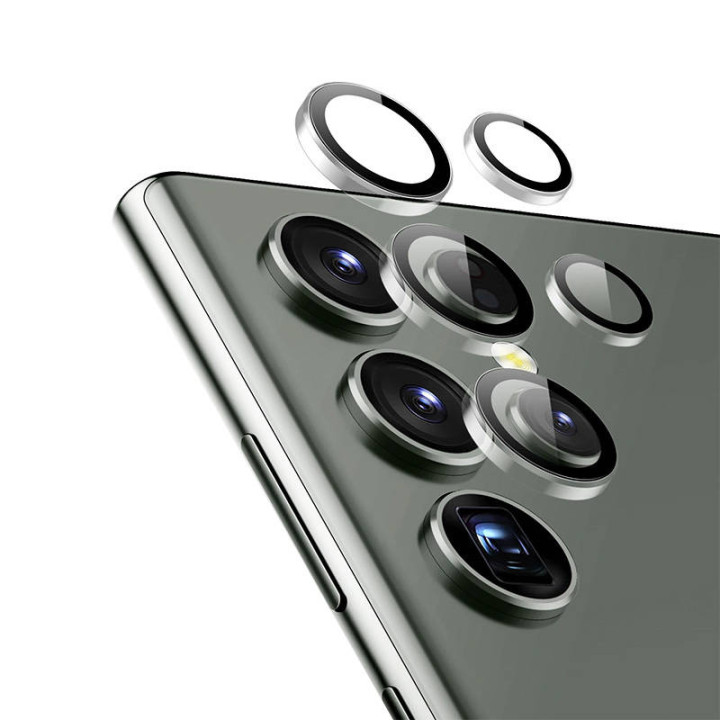Vidrio templado ESR para la cámara Samsung S23 Ultra 5 uds. (claro)