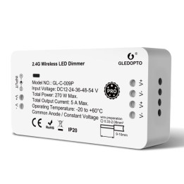 Gledopto GL-C-009P, Zigbee Pro Dimmer LED controller (Zigbee+RF) 12V-54V DC