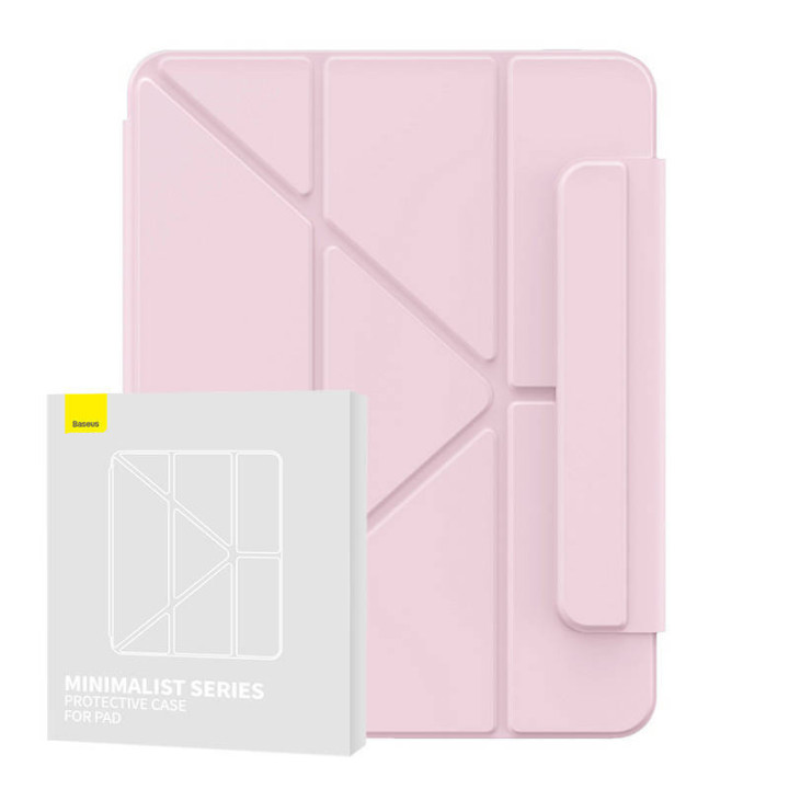 Funda magnética Baseus Minimalist para Pad Air4/Air5 10.9″ (rosa bebé)