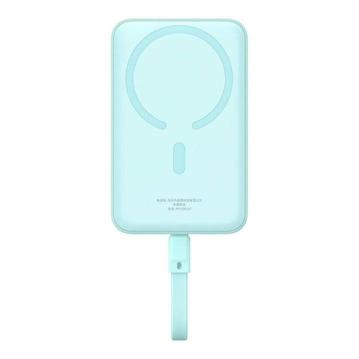 Powerbank Baseus Magnetic Mini 10000mAh, USB-C 30W MagSafe (azul)