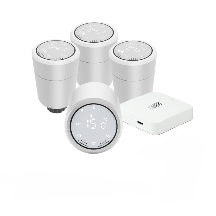 Immax NEO Smart Thermostat 4+1 Starter Kit, Zigbee, TUYA