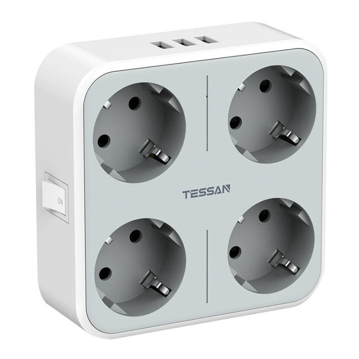 Toma de pared Tessan TS-302-DE