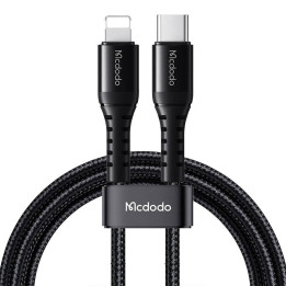 Cable USB-C a Lightning Mcdodo CA-5631, 36W, 1m (negro)