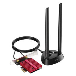 PCIE WI-FI 7 NETZWERKADAPTER WE9300S 2,4 GHz, 5 GHz, 6 GHz 688 Mbps + 2882 Mbps + 5760 Mbps Wi-Fi 7 CUDY