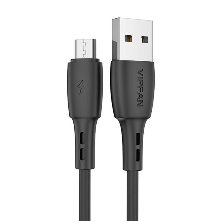 Cable USB a Micro USB VFAN Racing X05, 3A, 1m (negro)