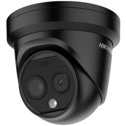 Hikvision DS-2TD1228-2/QA(BLACK) Hybrid IP Camera 2.1 mm Thermal + 2.2 mm Visible