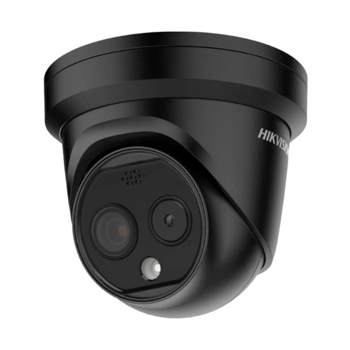 Hikvision DS-2TD1228-2/QA(BLACK) Hybrid IP Camera 2.1 mm Thermal + 2.2 mm Visible