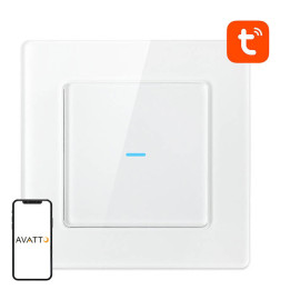 Smarter Lichtschalter WiFi Avatto N-TS10-W1 1 Weg TUYA (weiß)