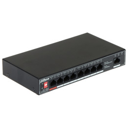 INTERRUPTOR POE SF1009P 8 PUERTOS DAHUA
