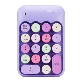 Беспроводная цифровая клавиатура MOFII X910 (фиолетовая)