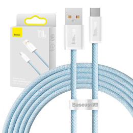Cable USB a USB-C Baseus Dynamic Series, 100W, 2m (azul)