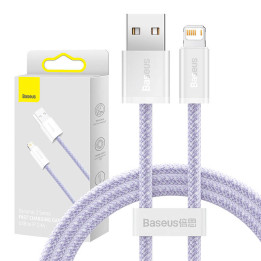 Cable USB para Lightning Baseus Dynamic 2 Series, 2,4A, 1m (púrpura)