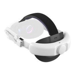 Комфортный аккумуляторный ремень на голову 6400 мАч Kiwi Design Q31-2.2U для Meta Quest 3 Белый