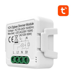 Intelligentes Dimmerschaltermodul ZigBee Avatto N-ZDMS01-1 TUYA