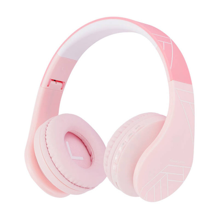 Auriculares inalámbricos PowerLocus P1 para niños (rosa)