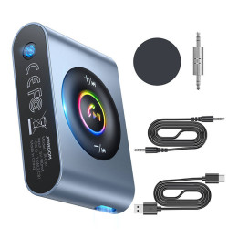 Bluetooth 5.3 AUX receiver Joyroom JR-CB1 (gray)