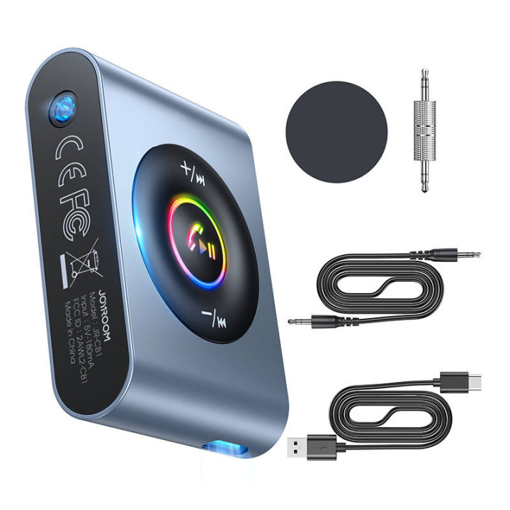 Bluetooth 5.3 AUX receiver Joyroom JR-CB1 (gray)