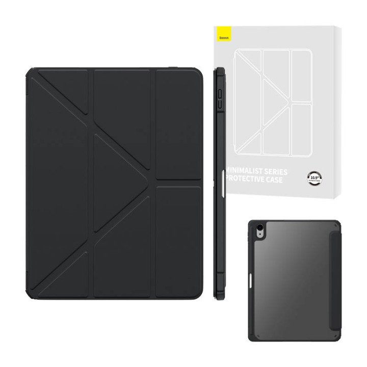 Baseus Minimalist Series IPad 10 10.9" funda protectora (negro)