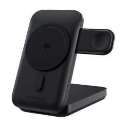 Soporte de cargador Mag 3 en 1 Choetech B750 10000mAh Qi2 (Negro)