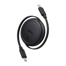 Baseus Free2Pull Mini USB-C a USB-C cable USB, 60W, 1, (negro)
