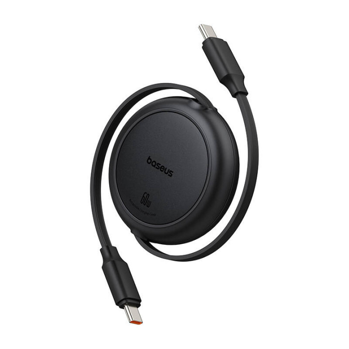 Baseus Free2Pull Mini USB-C a USB-C cable USB, 60W, 1, (negro)