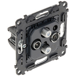 LEGRAND Valena Life Wall Plate with R-TV + 2xSAT Sockets LE-753056