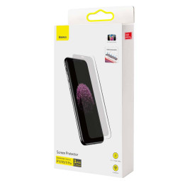 Protector de pantalla Baseus de 0,3 mm (paquete de 1 unidad) para iPhone X/XS/11 Pro de 5,8 pulgadas